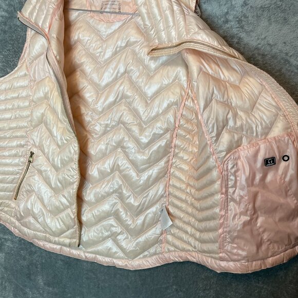 Calvin Klein Women Activewear Full Zip Down Puffer Vest Packable Lightweight 2XL - Picture 6 of 13